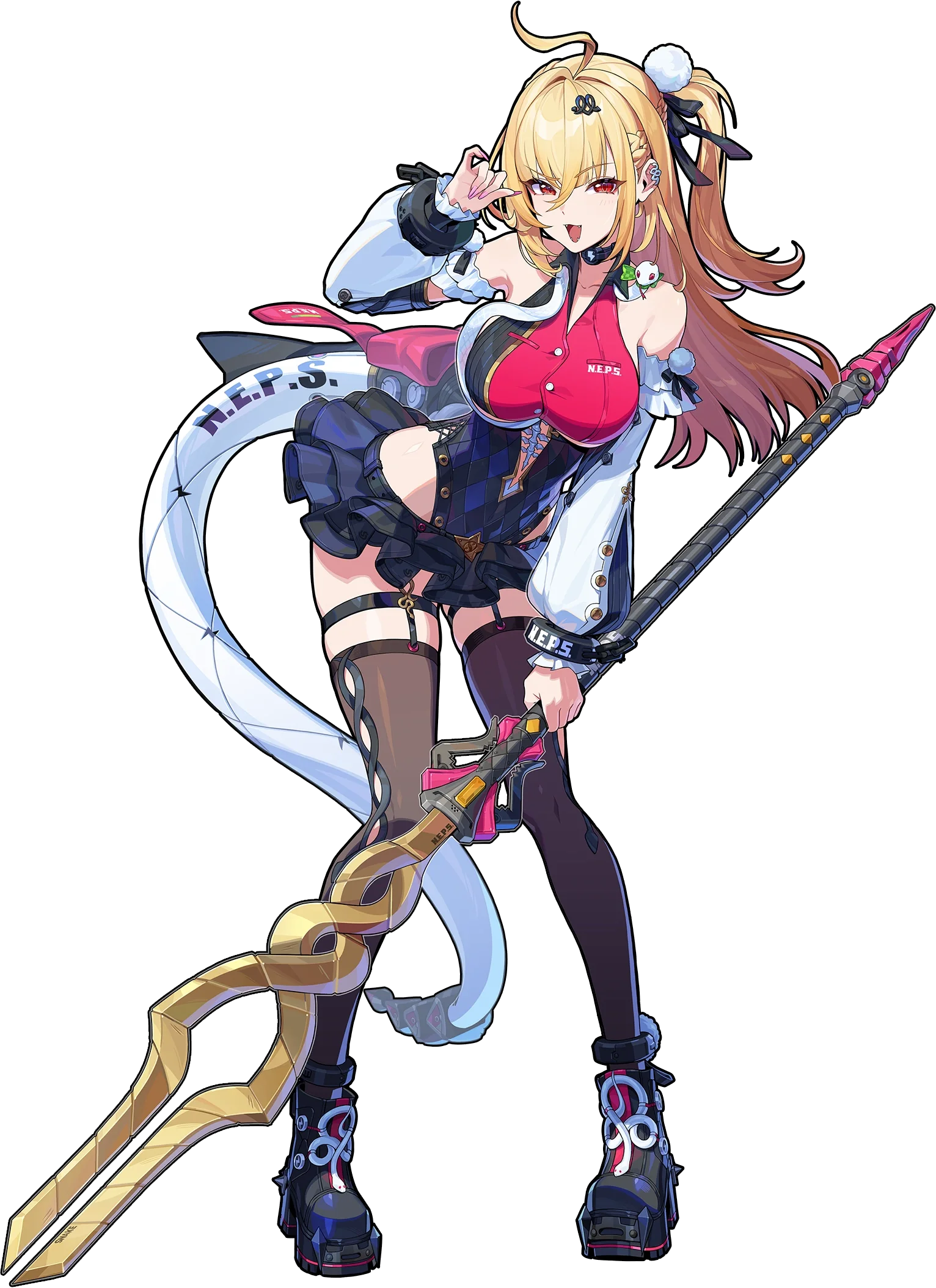 Cissia ZZZ full body art Cissia full body splash art — Zenless Zone Zero Electric Attack agent