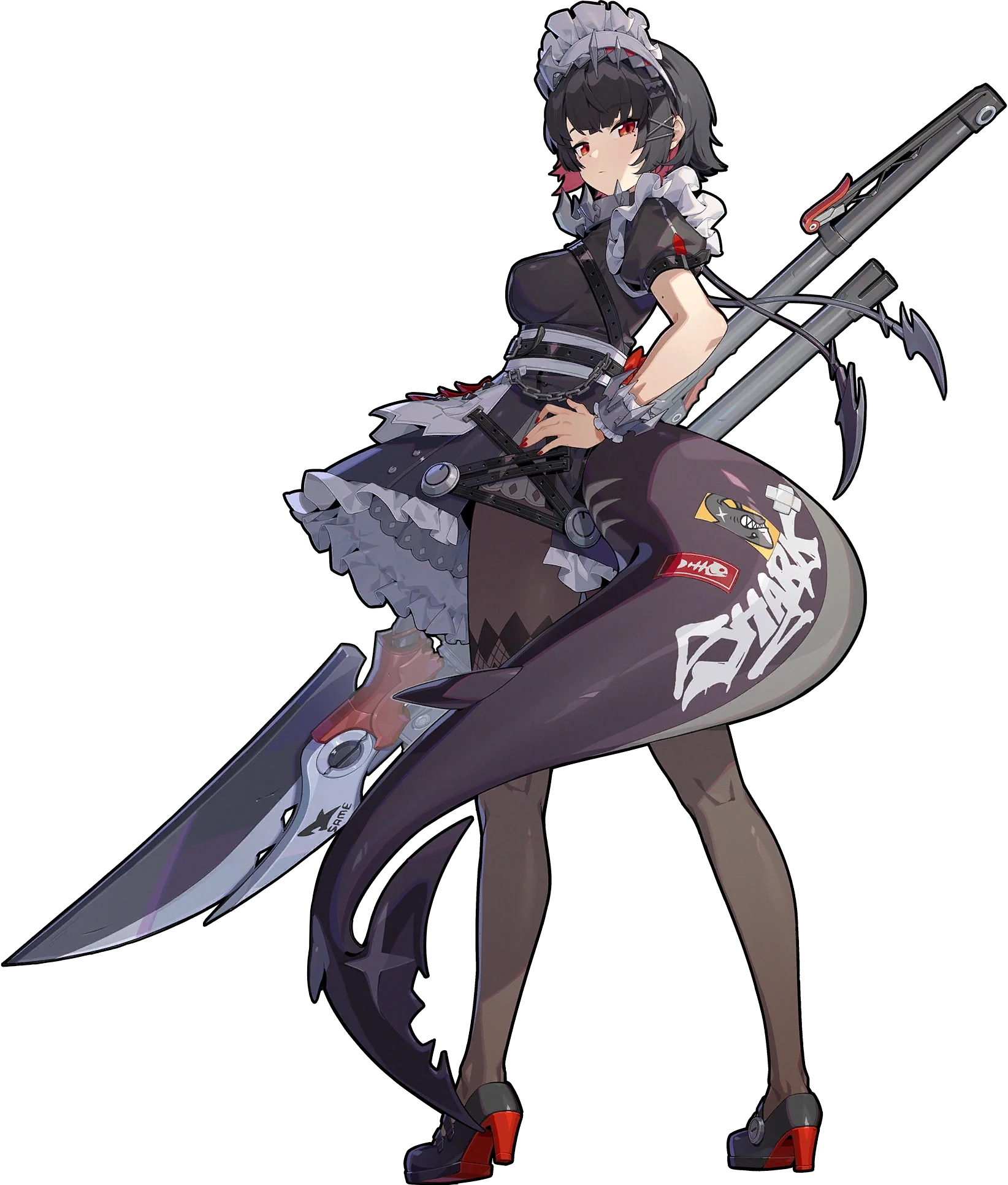 Ellen Joe ZZZ full body art Ellen Joe full body splash art — Zenless Zone Zero Ice Attack agent