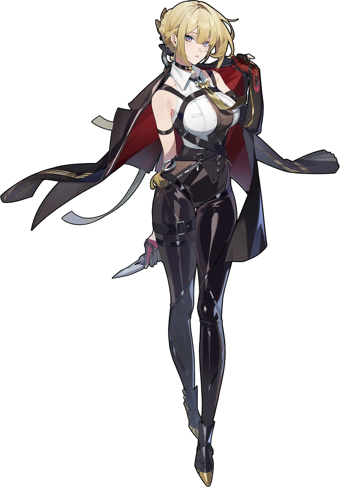 Evelyn ZZZ full body art Evelyn full body splash art — Zenless Zone Zero Fire Attack agent
