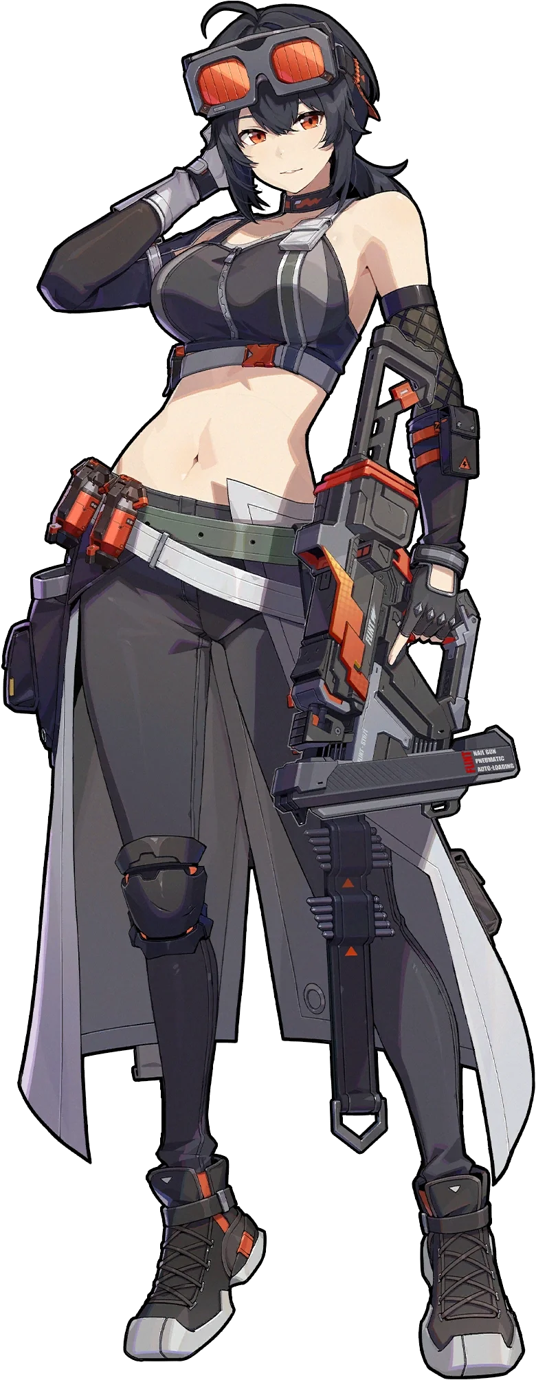 Grace Howard ZZZ full body art Grace Howard full body splash art — Zenless Zone Zero Electric Anomaly agent