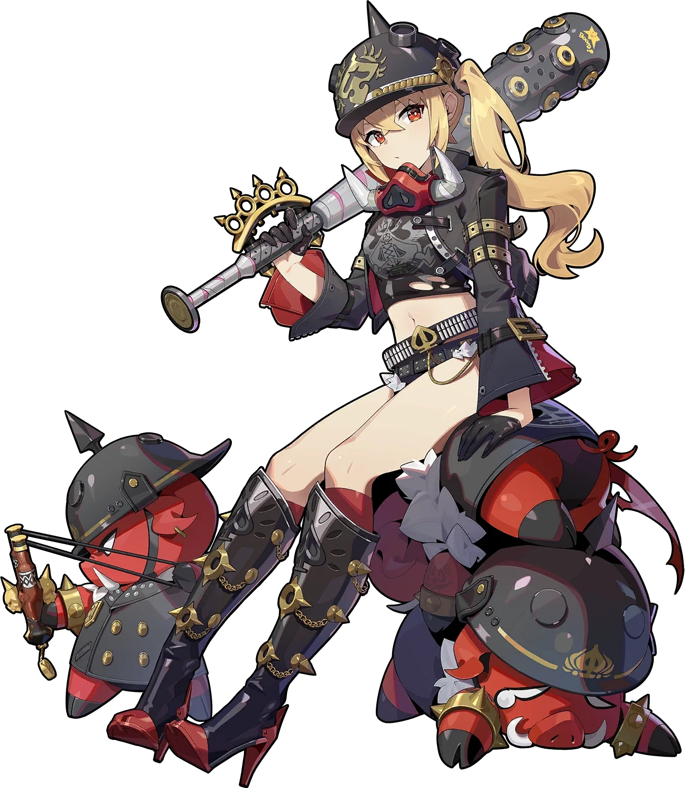 Lucy ZZZ full body art Lucy full body splash art — Zenless Zone Zero Fire Support agent
