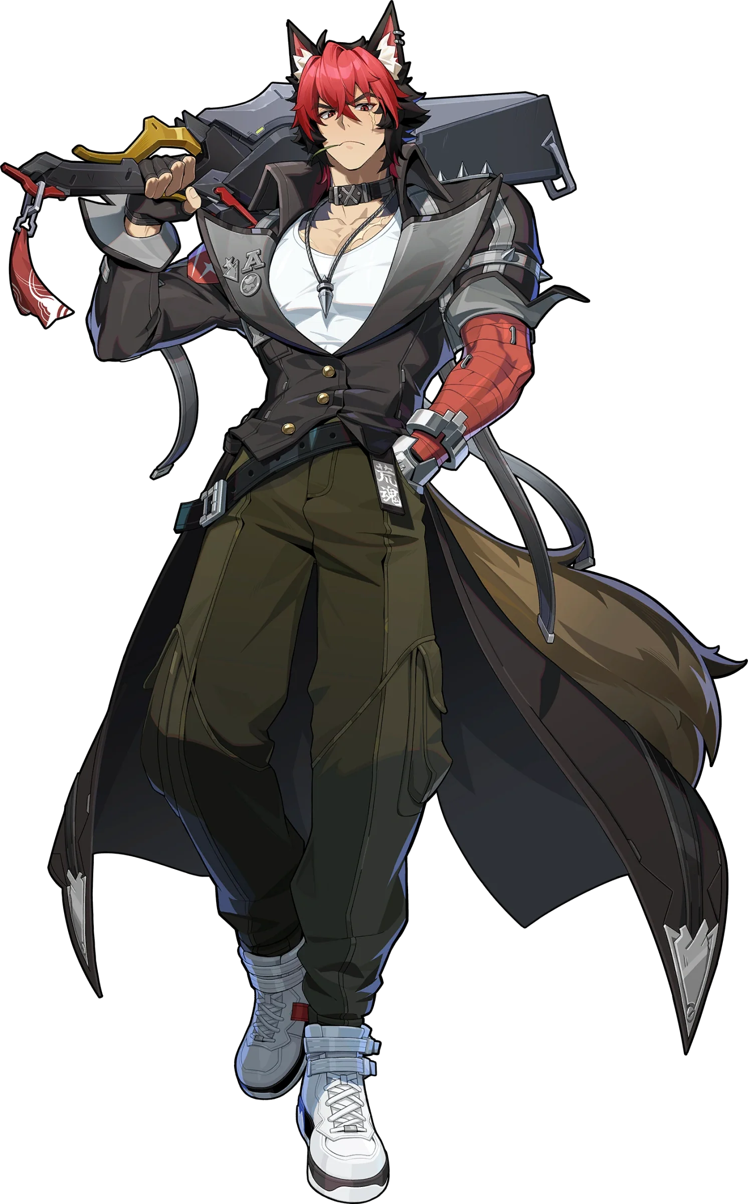 Manato ZZZ full body art Manato full body splash art — Zenless Zone Zero Fire Rupture agent