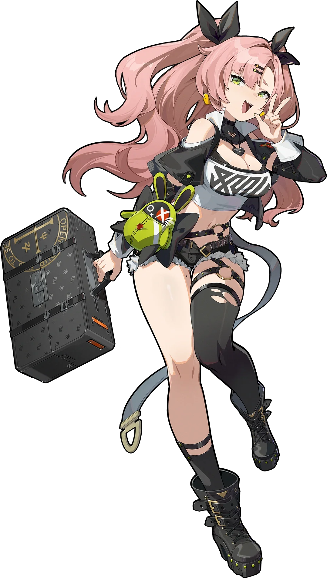 Nicole Demara ZZZ full body art Nicole Demara full body splash art — Zenless Zone Zero Ether Support agent