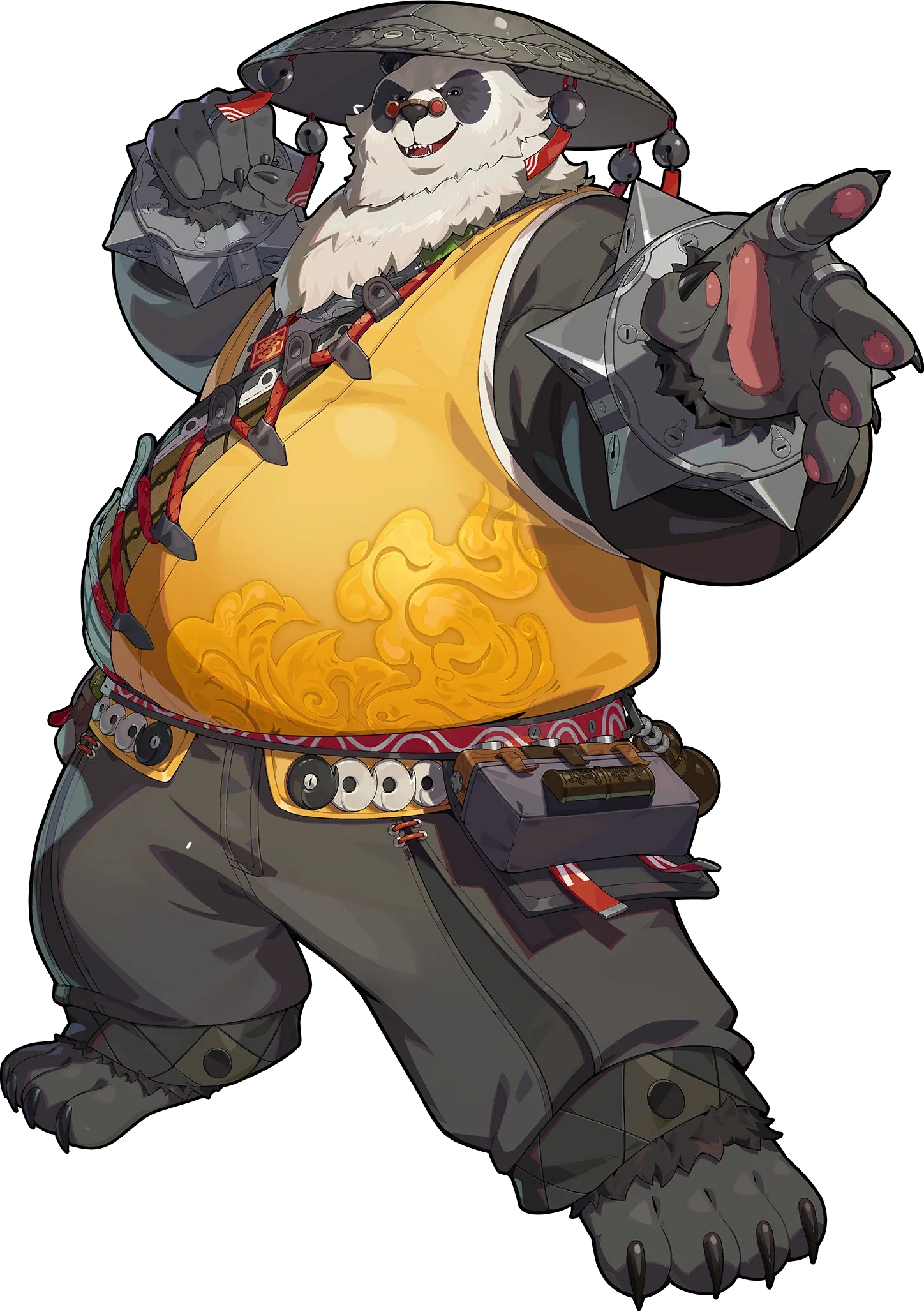 Pan Yinhu ZZZ full body art Pan Yinhu full body splash art — Zenless Zone Zero Physical Defense agent