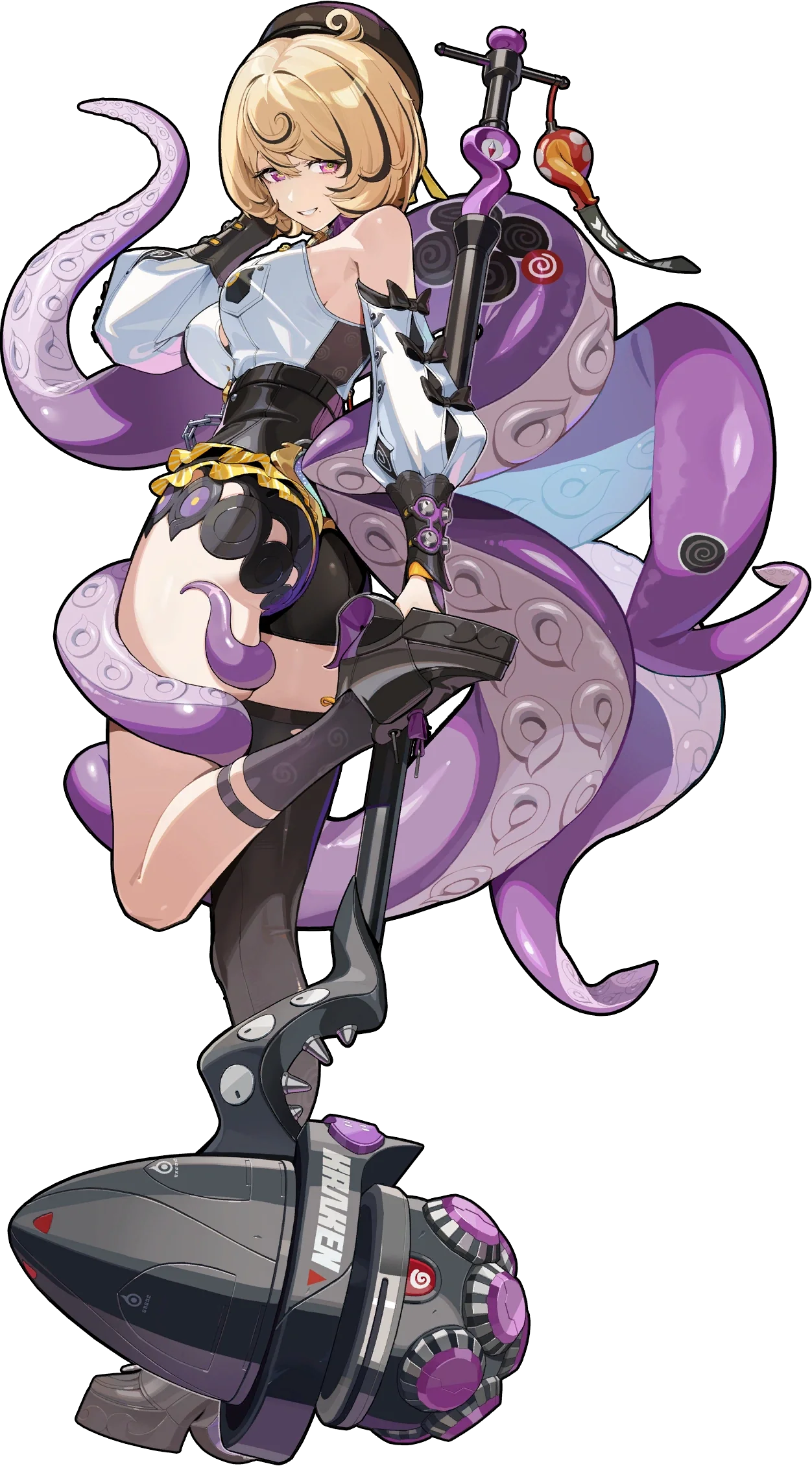 Yidhari ZZZ full body art Yidhari full body splash art — Zenless Zone Zero Ice Rupture agent
