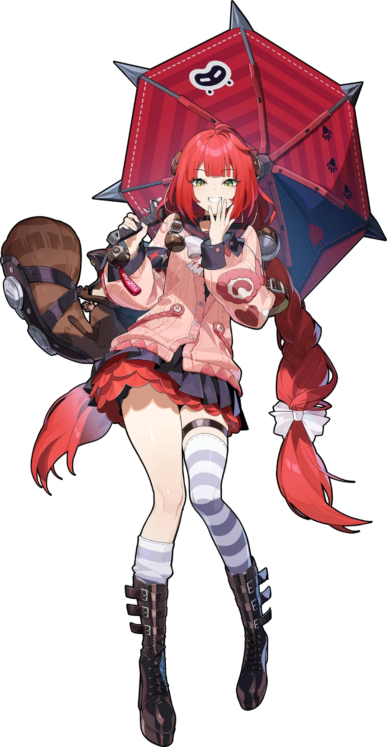 Yuzuha ZZZ full body art Yuzuha full body splash art — Zenless Zone Zero Physical Support agent